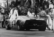 Pedro Rodriguez Lucien Bianchi Ford GT40 Le Mans 1968 Old Motor Racing Photo 1