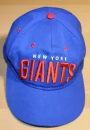 NFL New York Giants Budweiser Logo Snapback Hat Cap Blue Adjustable
