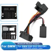 12 pins Car Radio Bluetooth 5.0 Receiver Aux Cable Plug for BMW E63 E60 E64 E61