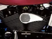 DOSS CHROME HORN HARLEY SOFTAIL DYNA SPORTSTER TOURING SHOVELHEAD CUSTOM
