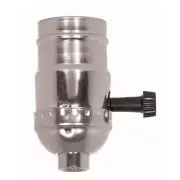 OFF/ON NICKEL-PLATED LAMP SOCKET TR-42