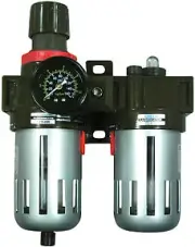 Filter, Regulator & Lubricator with Gauge for Compressed Air System AST-2616