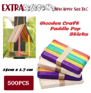 15cm/500pcs Wooden Coffee Tea Stirrers Craft Stick/Paddle Pop Sticks Disposable