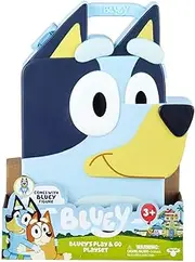 Bluey Deluxe Collector’s Case with Poseable Bluey Figure Official