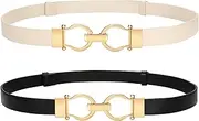 [Vonmelli] Men's Leather Ratchet Belt Comfort Dress Belt for Men with Automatic Buckle in Gift Box