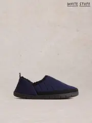 White Stuff Blue Nylon Puffer Slippers (AU4925) | $81