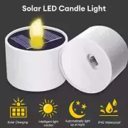 LED Light Candle Flameless Outdoor Waterproof Solar Lights Rechargeable Candles