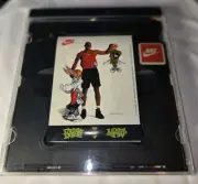 Space Jam Michael Jordan 12 Sticker Card Set SEALED Nike, Looney Tunes