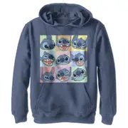 Stitch Facial Expressions of Stitch Pull Over Hoodie