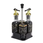 Black Gold Mix Spice Rack and Seasoning Jar Set of 4 Pcs 100/150 ml