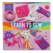 Craft-tastic Learn to Sew Kit – 7 Fun Projects and Reusable Materials NIB