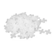 Wall Floor Tile Plastic Cross Spacer 8mm White 100pcs