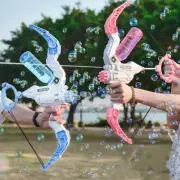Bubble Gun Toy Shooting Water Bow Arrow Soap Machine Summer Gift Kids Outdoor