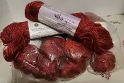 10 X 60 GR/EA VTG Melrose Designers Choice SILKY SPUN STONE RUBY @@