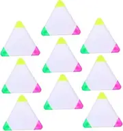 DOITOOL 9pcs Highlighter Three Color Highlighter Fluorescent Fluorescent Pencil Markers Pen Outline Pen Color Marker Outline Pastel Scrapbook Scrapbooking Plastic