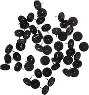 [TEHAUX] Replacement Pin Backs for Enamel Pins 50pcs Plastic Locking Pin Backs Lapel Pin Backs Pin Safety Backs Multipurpose Pin Backs for DIY