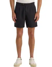 [MJ Bale] Menorca Side Tab Short in Black