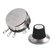 WTH118-2W Knob Cap Dial Knob Knob Cap Linear Potentiometer Variable 10K Ohm