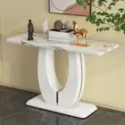 White Rectangular Counter Bar Table BT-1280