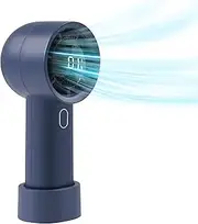 Portable Fan Handheld Mini Fan: High Speed Cooling Fan 5000mAh 10 Hours USB Rechargeable Personal Fan with Base Small Essentials for Women Beach Travel Vacation(Blue)