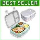 Healthy Eating On-the-Go: Reusable 3-Pack Meal Prep Sets with Leak-Proof Design