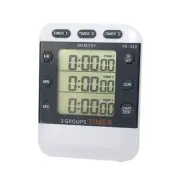 Large Display Cooking Timer Kitchen Cooking Timer Pocket Timer 3 Channel Timer