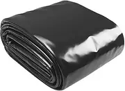 Large Fish Pond Liner Black, High Density PVC Pond Underlay, HDPE Pond Anti-Seepage Membrane, Tear Resistance Pond Liners for Streams Fountains Aquaculture and Artificial Lake(4x12m(13.1x39.3ft))