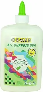 Osmer PVA250 Strong Adhesive All Purpose PVA 250 ml, White