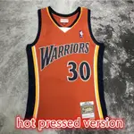 NBA球衣熱壓版金州勇士隊 #30 咖哩籃球球衣