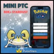 Pokémon Go - Shiny Krabby - Mini PTC 80K Stardust✨Read Description✨