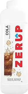 Zerup Zero Sugar Cola Sugar Flavoured Syrup 1L Bottles, Sugar Free Syrup, Cola Flavour Drink Mix, Low Calorie Flavourings for Milk Shakes, Cocktails, Teas, Gluten Free, Keto Friendly, Halal