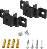 JINGer Universal Speaker Wall Mount for Sony, Vizio, Samsung, Roku, and More Sound Speakers, Mounted Under TV on Wall
