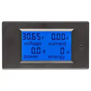 20A Dc Digital Multi-Function Voltage Current Power Electric Energy Meter Battery Tester Built-In Sh