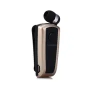 F910 Wireless Bluetooth V4.0 In-Ear Headset Wear Clip Earphone Gold