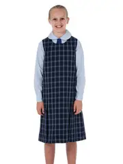 Navy/Gold Plaid Tunic