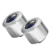 Bitspower Artemis Advanced Multi-Link Fitting For OD 14MM, Sandblast Silver, 2pk