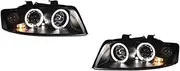 Car Head Lamp Modified LED Headlights LED Daytime Running Lights Head Light Compatible for Audi A4 B6 2000-2004