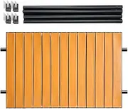 Yabauuop Picnic Table Foldable,Garden Cart Board | Portable Metal Board, Desktop Attachment for Picnic Camp Backyard BBQ Travel Car