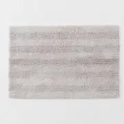 Sheridan Hillhurst Bath Mat - in Silver Cotton