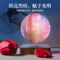 在飛比找蝦皮商城精選優惠-公司貨+附發票磁懸浮月球燈夜晚晚上睡覺小夜燈網紅爆款氛圍臺燈