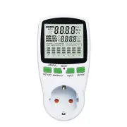Ac Power Meters 220V 50Hz Digital Wattmeter Energy Meter Watt Monitor Electricity Cost Diagram Measuring Tools
