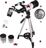 Telescope 70mm Aperture 400mm Astronomical Refracting w/Carry Bag