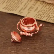 1:12 Dollhouse Miniature Kitchen Copper Mini Tea Pot Kettle Ornament Access.pi