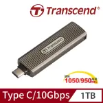 【TRANSCEND 創見】ESD330C 1T TYPE C高速固態行動碟-深灰褐色(TS1TESD330C)