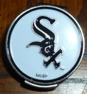 Chicago White Sox 1" MLB Licensed Golf Ball Marker 2 Sided Ball Marker Hat Clip