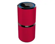 Portable Car Air Purifier Negative Ion Car Car Purifier Outdoor Protect Family Health Portable Odor Allergies Eliminator-Red