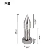 4x Stainless Steel Speaker Spikes Feet Audio Isolation Stand Foot Audiophile Kit
