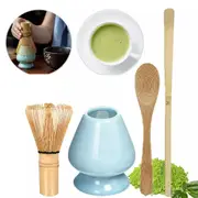 Bamboo Matcha Whisk Set Chasen Chashaku Matcha Whisk for Japanese Tea Ceremony