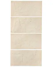 3D Wall Panels 4 PCS 120x60cm PU Stone-Look 2.97 m² Coverage Stone Yellow