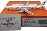 Pre-Built Model Aircraft Scale Highly Detailed Aircraft Model 1:400 15CM for Dragonair A330-300 B-HWG Diecast Airplane Miniature Miniature Airplane Model